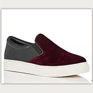 Barneys New York Velvet Slip On Sneaker